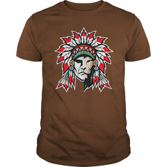 NATIVE AMERICAN T SHIRT INDIAN TEE