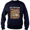 Image of CHEF Halloween Shirts My Broom broke T Shirts