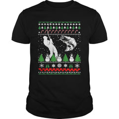 FISHING MERRY CHRISTMAS SWEATER
