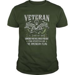 VETERAN DEFINITION T-SHIRT