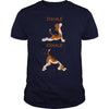 Image of Inhale Exhale Funny Dog Graphic Tee