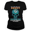 Image of I'm the Crazy DOLPHINS Fan T-Shirt