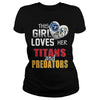 Image of Girl love Titans And Predators T Shirt