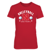 Image of University Nebraska Volleyball - Officially Licensed Cornhusker Shirts for Women