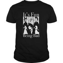 Disney Princess Villain Trio Fun Being Bad Graphic TShirt