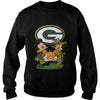 Image of Packers Mickey Haloween Tshirt, Packers Mickey Haloween Hoodies