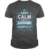 Image of Keep calm SANTAMARIA, SANTAMARIA tshirt