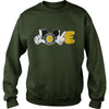 Image of Love Tshirt MICHIGAN WOLVERINES