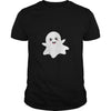 Image of cute happy ghost smiling happily
