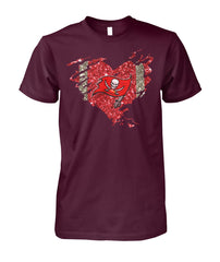 Buccaneers Twinkle Heart T-shirt