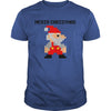 Image of 8-Bit Santa Mario Style Kids Shirt