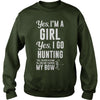 Image of I'm a Girl Yes I Go Hunting Can't Borrow My Bow  T-Shirt