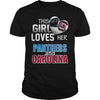 Image of Girl Loves Panthers And Carolina TShirt