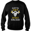 Image of Halloween Funny Alcohol Sheet Faced Halloween Beer T-shirt