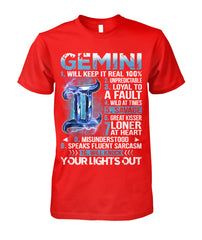 Gemini Zodiac Signs Limited Edition T-shirts