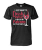 Image of Atlanta Falcons I Just Want To Drink Wine And Watch My Falcons Beat Your Team's Ass