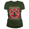 Image of Satan's Reindeer Ugly Christmas Sweater XMAS T-shirt