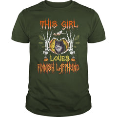 This Girl Loves Finnish Lapphund Halloween