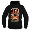 Image of Bengals Mickey Haloween Tshirt, Bengals Mickey Haloween Hoodies