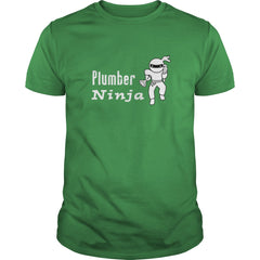 Ninja Plumber T Shirt  Top Quality  Give Clients a Laugh