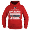 Image of happy birthay with falcons