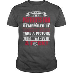 thats right im a patriots fan
