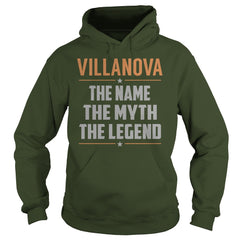 VILLANOVA Shirts The Name The Myth The Legend Name TShirts