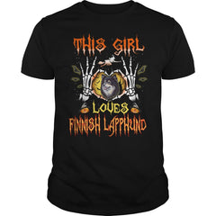 This Girl Loves Finnish Lapphund Halloween
