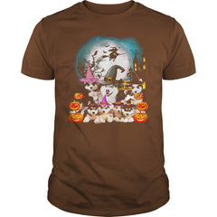 SIBERIAN HUSKY T SHIRT HAPPY HALLOWEEN SHIRT