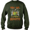 Image of This Girl Loves Grasshopper Halloween