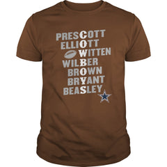 Dallas Cowboys Player Team Names