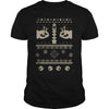 Image of Ugly Mario Christmas Sweater Womens Fitted VNeck TShirt SHIRT 2017