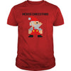 Image of 8-Bit Santa Mario Style Kids Shirt