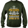 Image of I am a packers fan depend on you