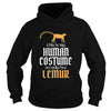 Image of Funny Cool Halloween Human Costume Lemur T-shirts