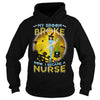 Image of MY BROOM BROKE NOW I BECAME A NURSE