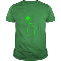 Glow Party Supplies - Halloween Dabbing Skeleton tshirt