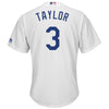 Image of Chris Taylor Los Angeles Dodgers Majestic Cool Base Player Replica Jersey – White