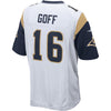 Image of Los Angeles Rams Jared Goff White Jersey 2018 - 2019