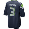 Image of Seattle Seahawks Russell Wilson Navy JERSEY 2018 - 2019