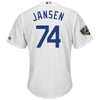 Image of Kenley Jansen Los Angeles Dodgers Majestic 2018 World Series Cool Base Player Jersey – White