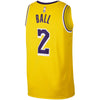 Image of Lonzo Ball Los Angeles Lakers Gold Swingman Jersey 2018 - 2019