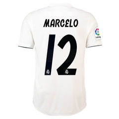 Marcelo Real Madrid 2018/19 Home Player Jersey – White