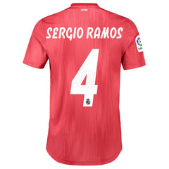 Sergio Ramos Real Madrid 2018/19 Third Player Jersey – red