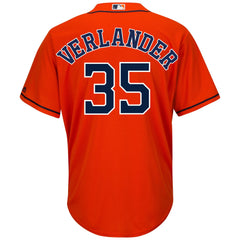 Justin Verlander Houston Astros Majestic Official Cool Base Player Jersey – Orange