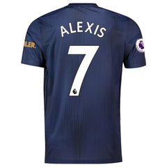 Alexis Sanchez Manchester United 2018/19 Third Player Jersey – Navy
