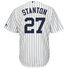 Giancarlo Stanton New York Yankees Majestic Cool Base Replica Player Jersey – White