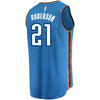 Image of Andre Roberson Oklahoma City Thunder Blue Swingman Jersey 2018 - 2019