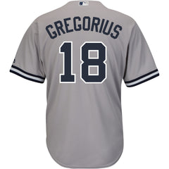 Didi Gregorius New York Yankees Majestic Road Official Cool Base Replica Player Jersey - Gray