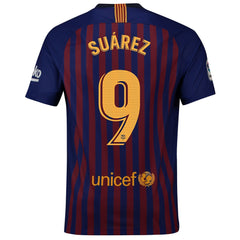 Luis Suárez Barcelona 2018/19 Home Player Jersey – Blue